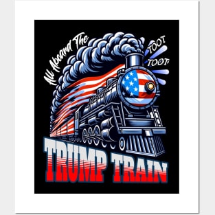 All Aboard the Trump Train 2024 Posters and Art